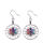 Vogue femmes inox Chakra Stone boucles d’oreilles longues